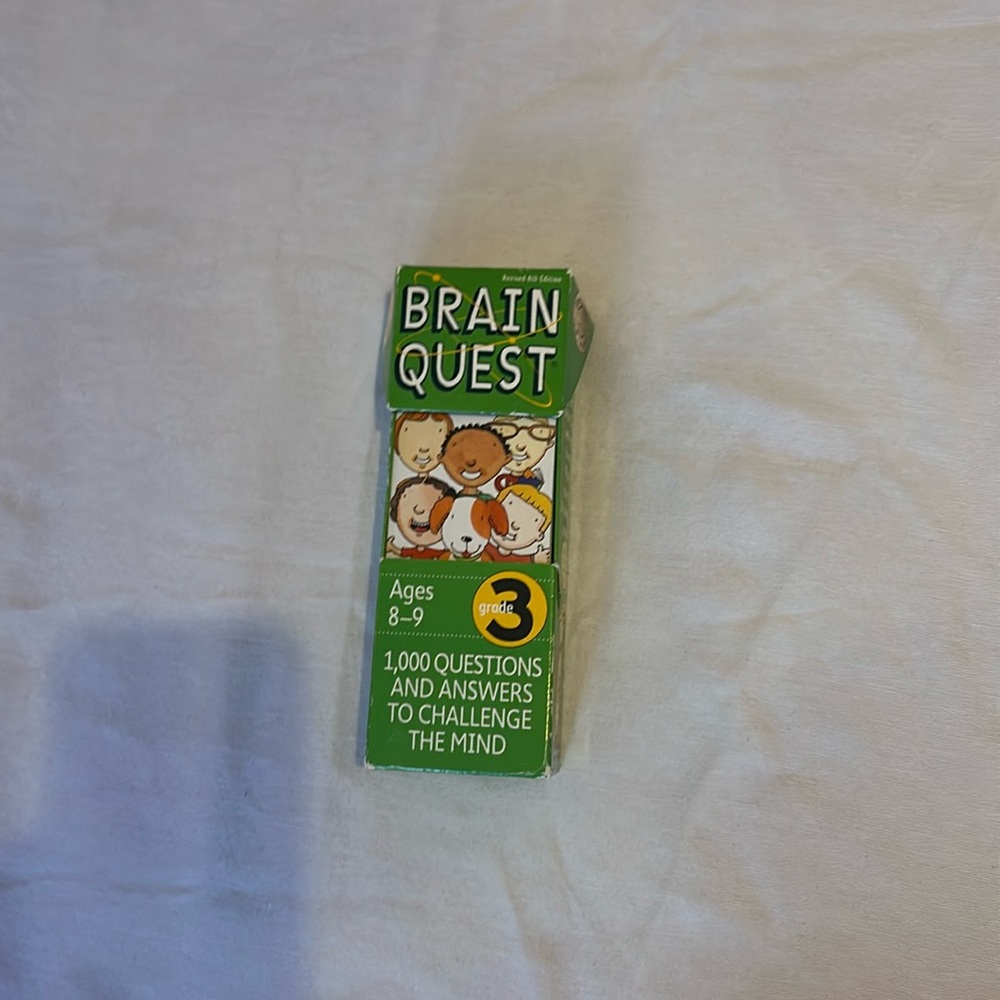 Box of Brain Quest cards